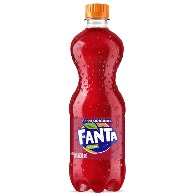 Botella de 600 ml de Fanta Kolita.