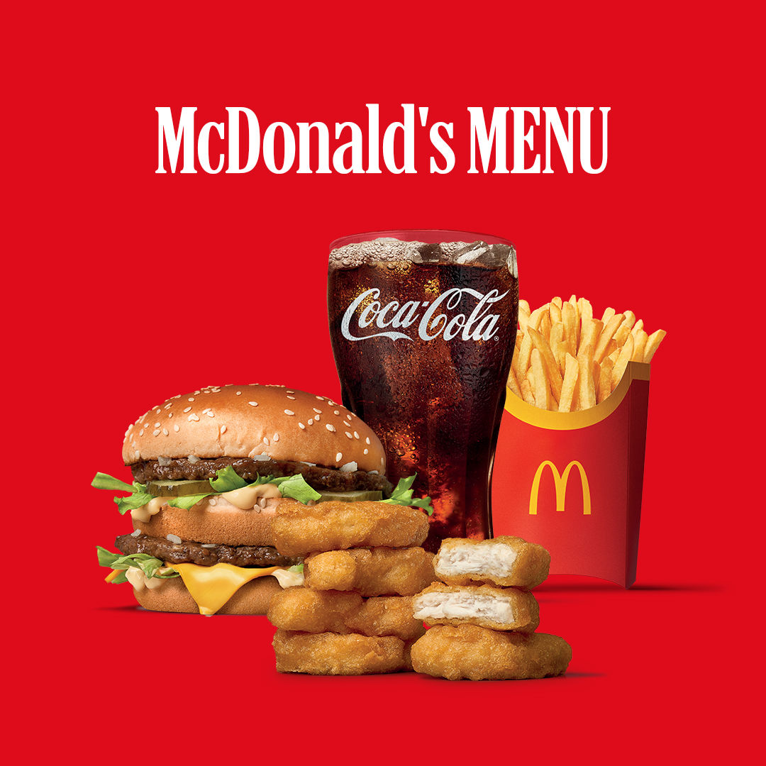 McDonald's menu