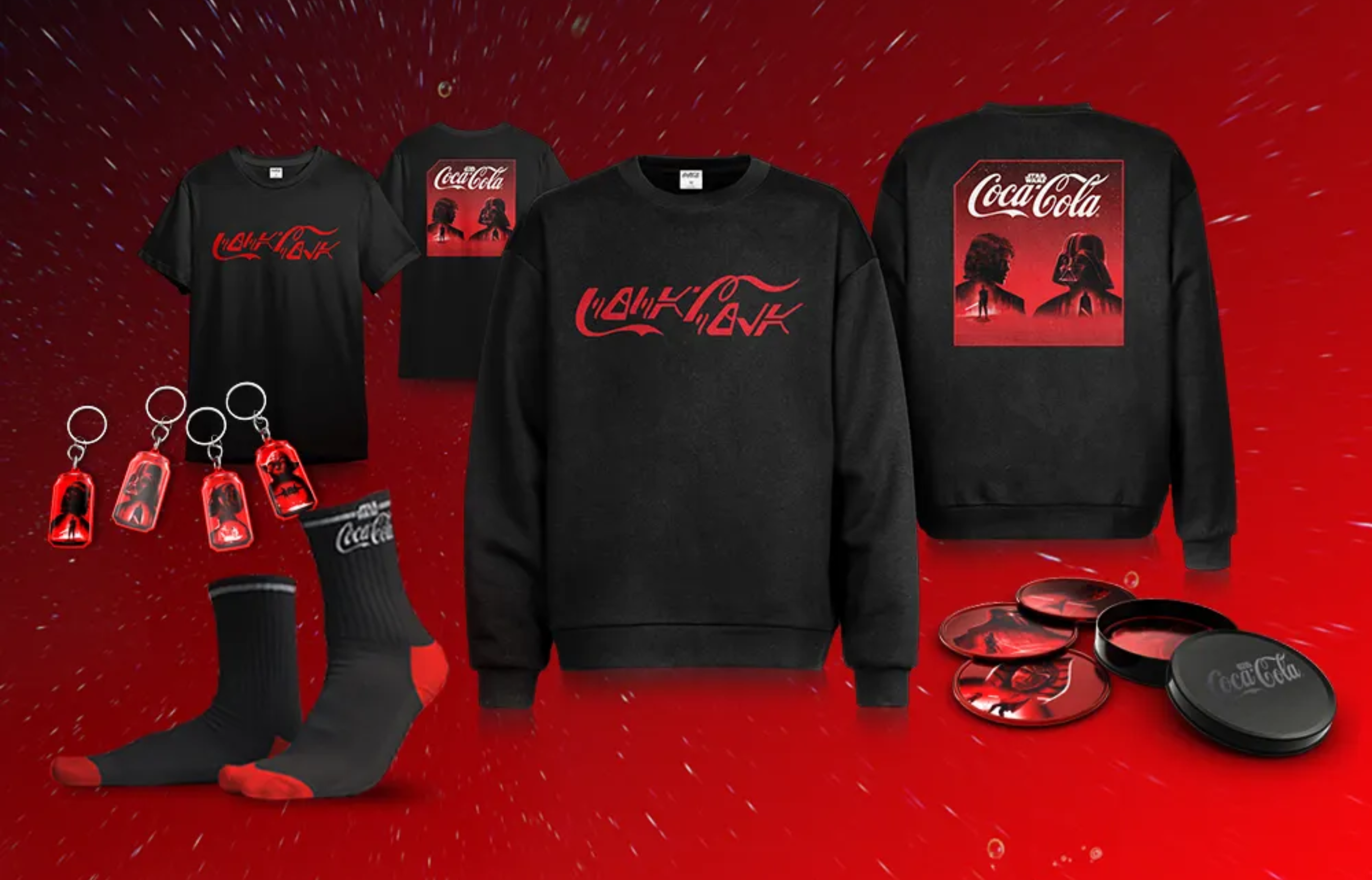 Star Wars og Coca-Cola merchandise