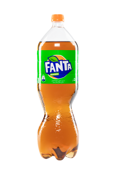 Une bouteille de Fanta Pomme