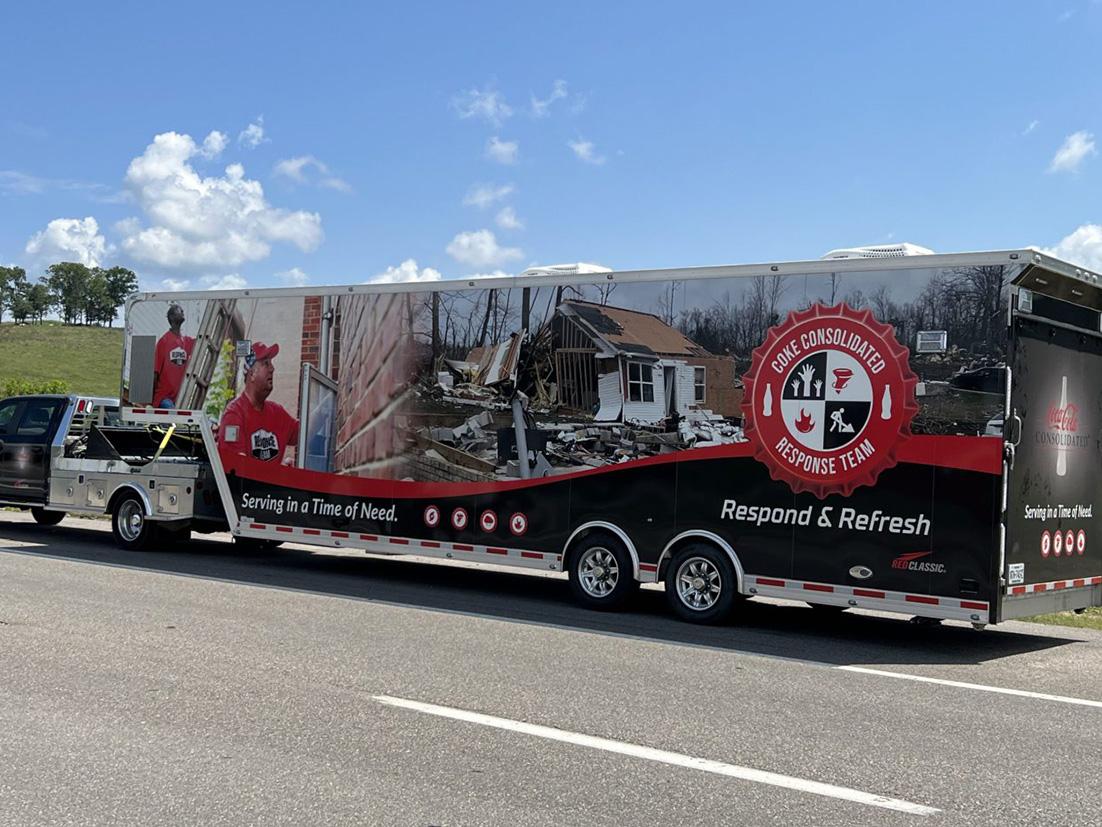 The Coca-Cola System ja The Coca-Cola Foundation autod Kentucky üleujutuses kannatanute abistamiseks