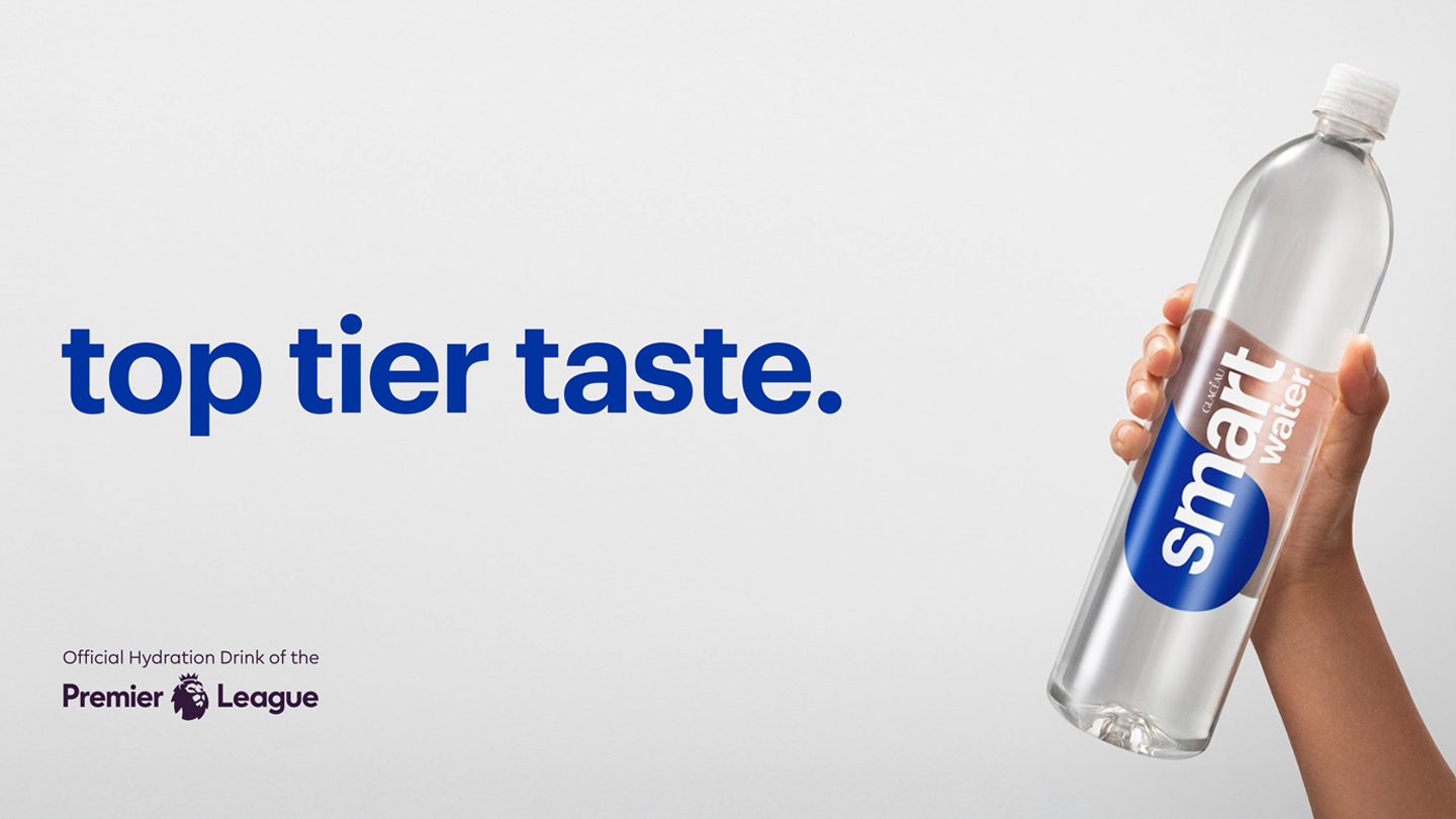 top tier taste smartwater x premier league