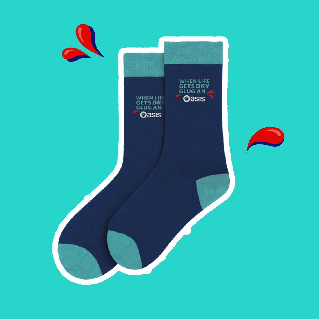 Oasis promo - a pair of socks