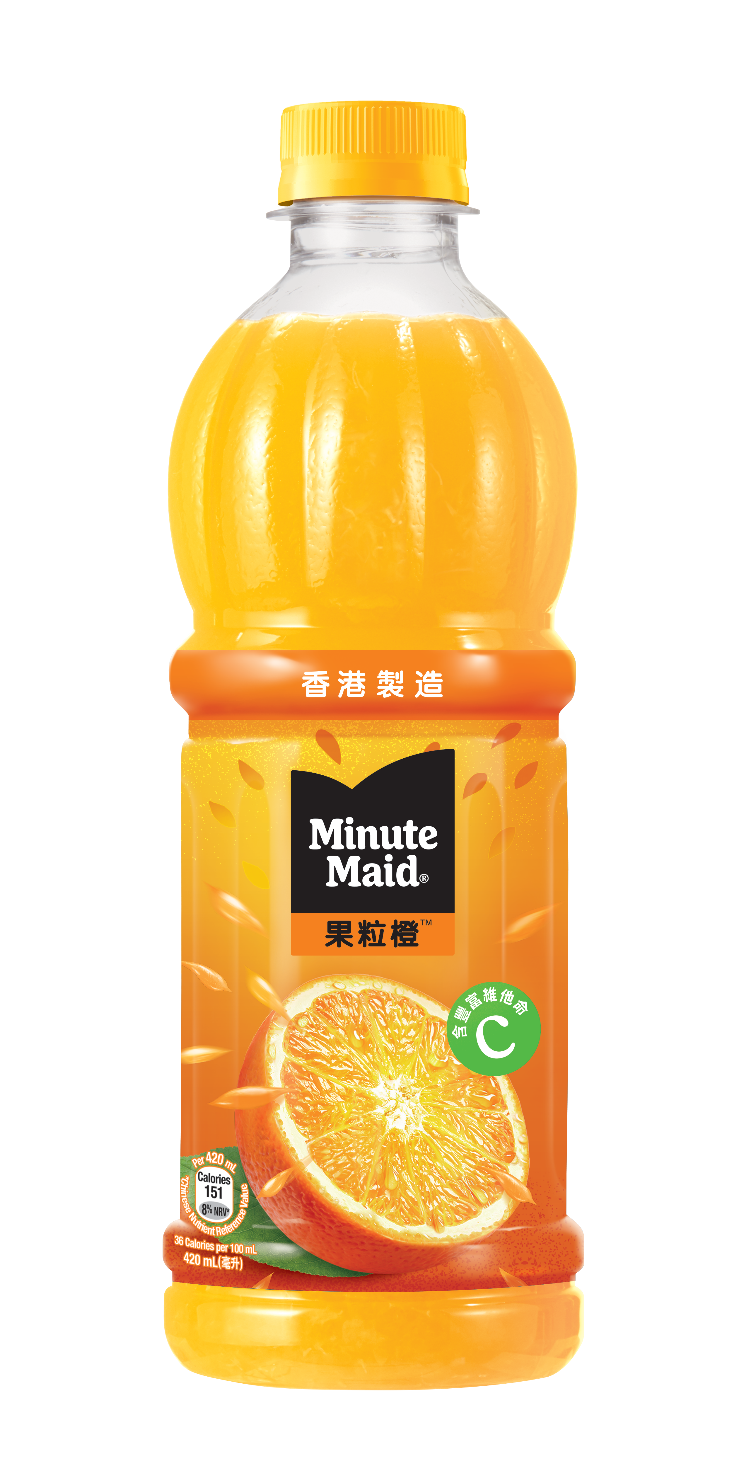 Minute Maid ® Orange Juice Drink bottle