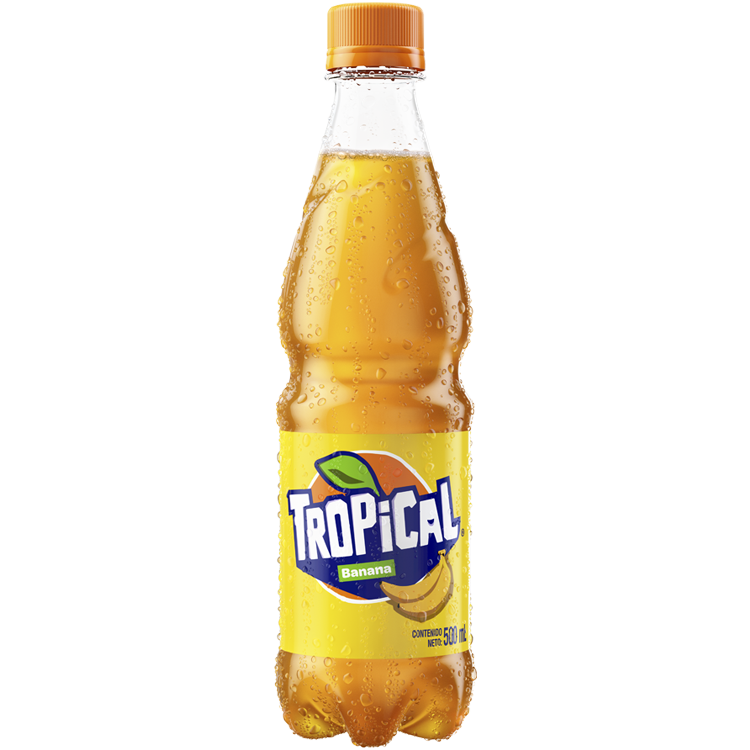 Botella de 500 ml de Tropical Sabor Banana