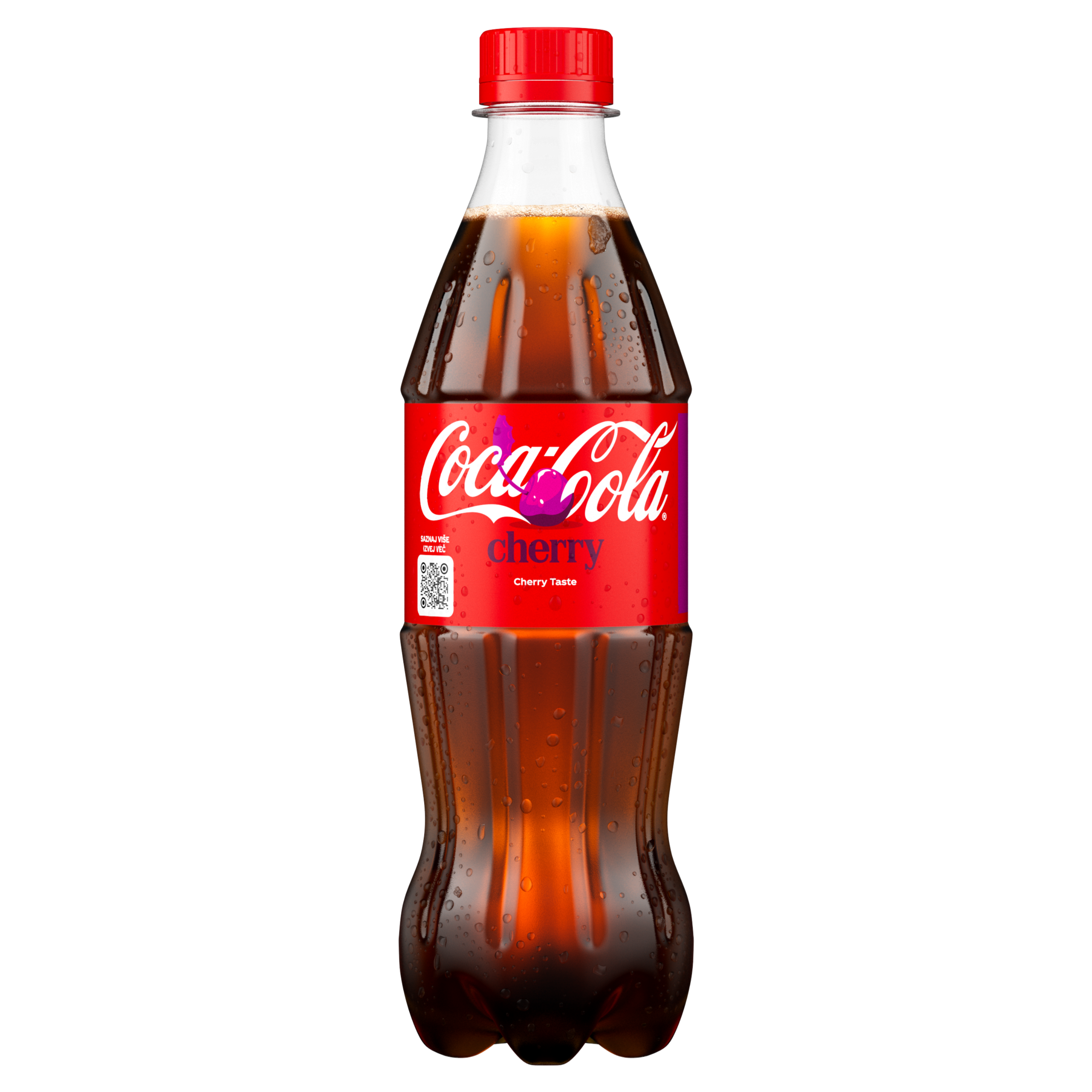 Ena plastenka Coca-Cole s okusom češnje.