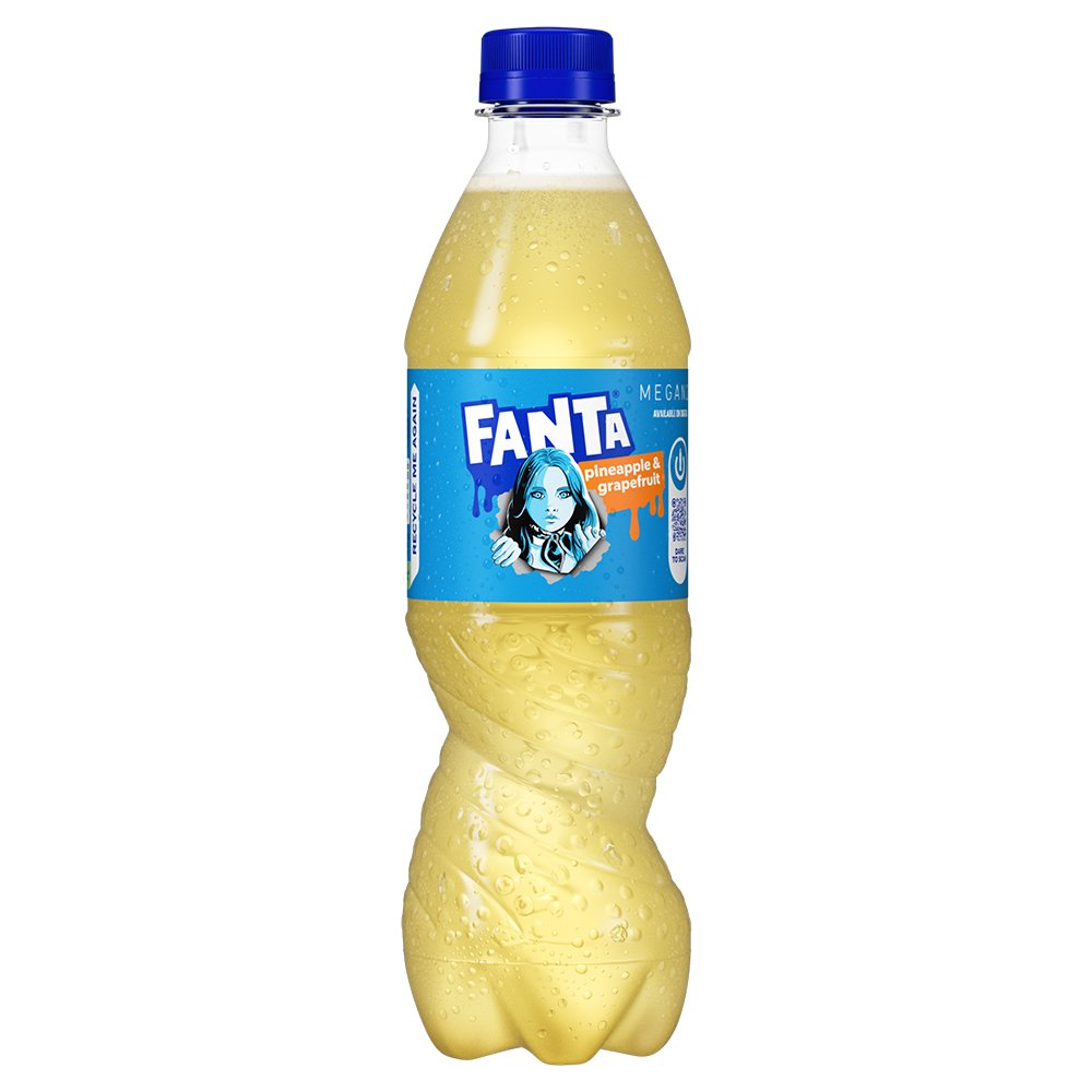 can of Pineapple Grapefruit x M3GAN Fanta