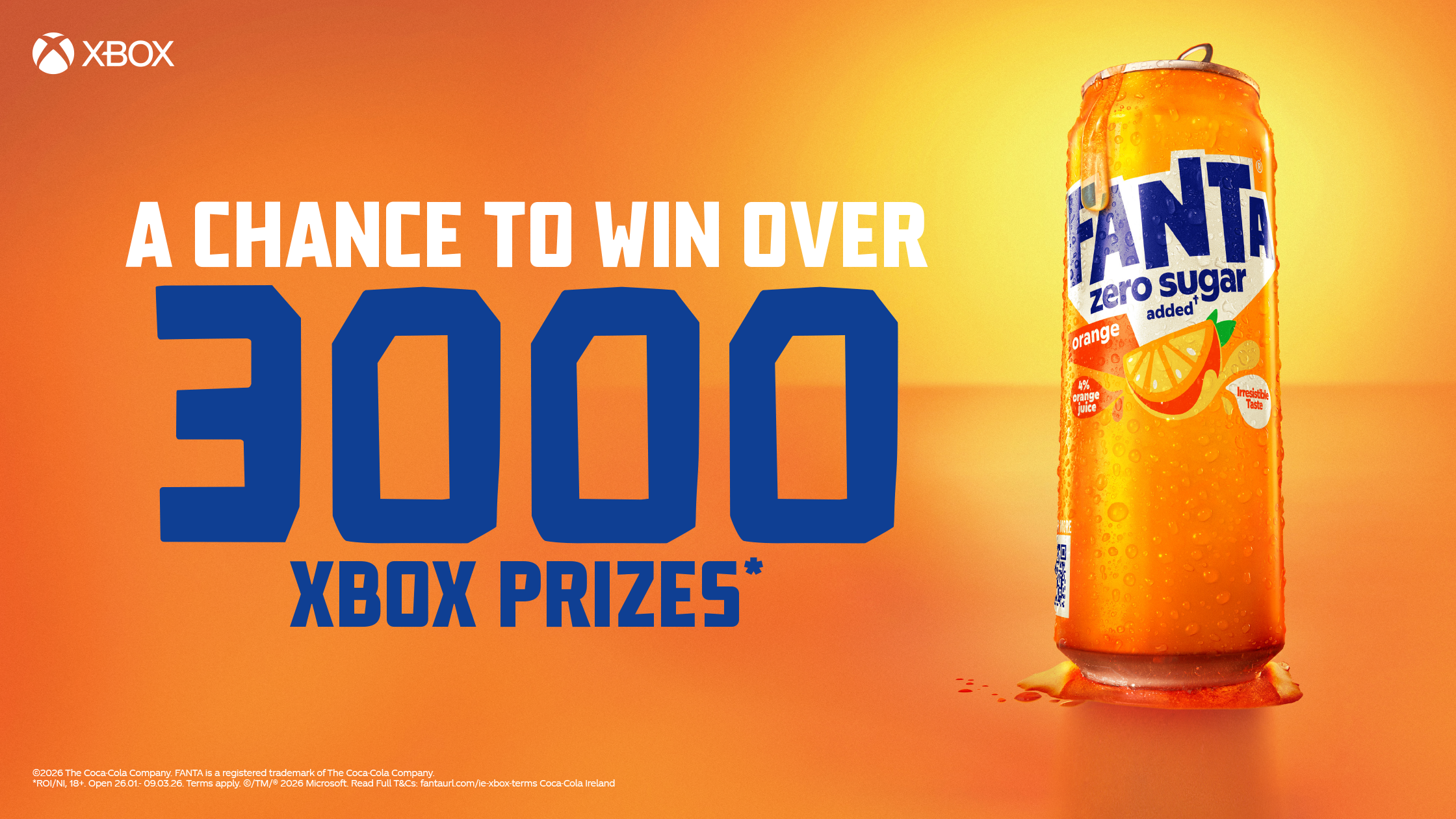 A chance to win over 3000 XBOX prizes