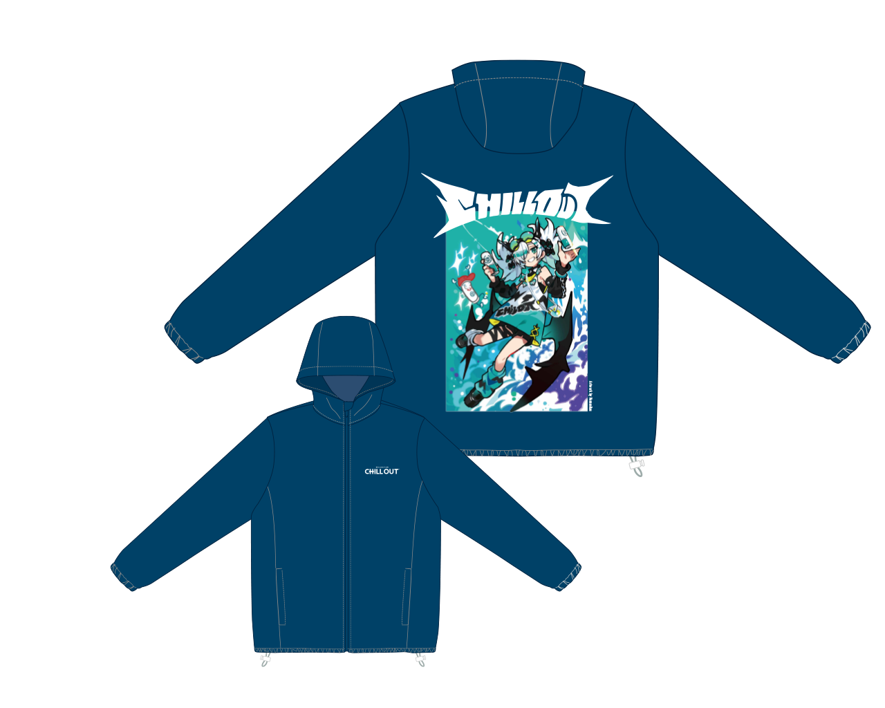 アウトドアパーカー