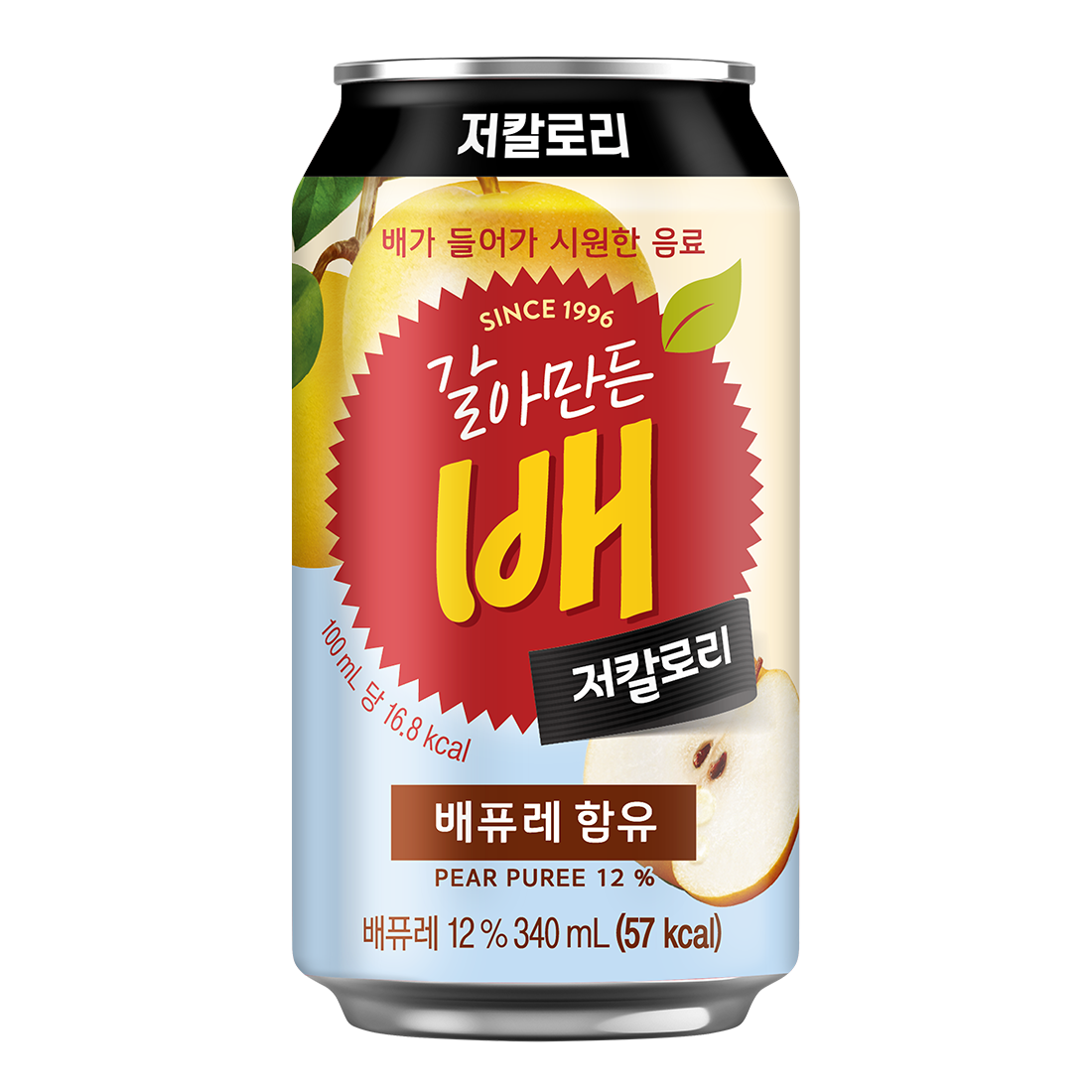 갈아만든 배 저칼로리 340ml 제품 사진