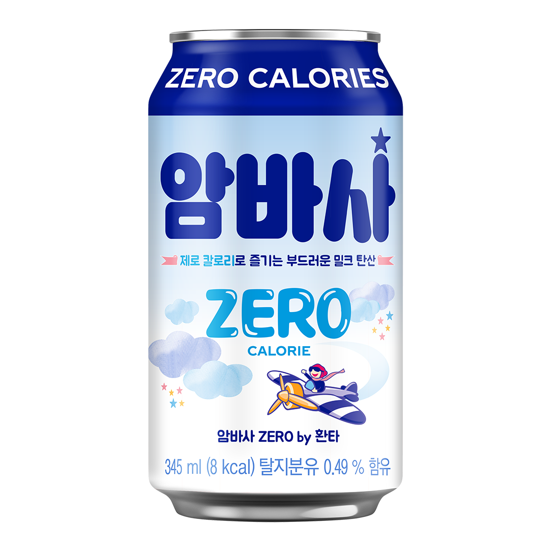 암바사 Zero by 환타 345ml 제품 사진