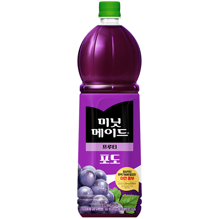 미닛메이드 프루티 포도 1.5L 제품 사진