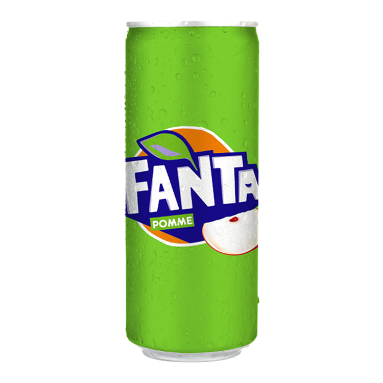 bouteille Fanta pomme et ses ingrédients 