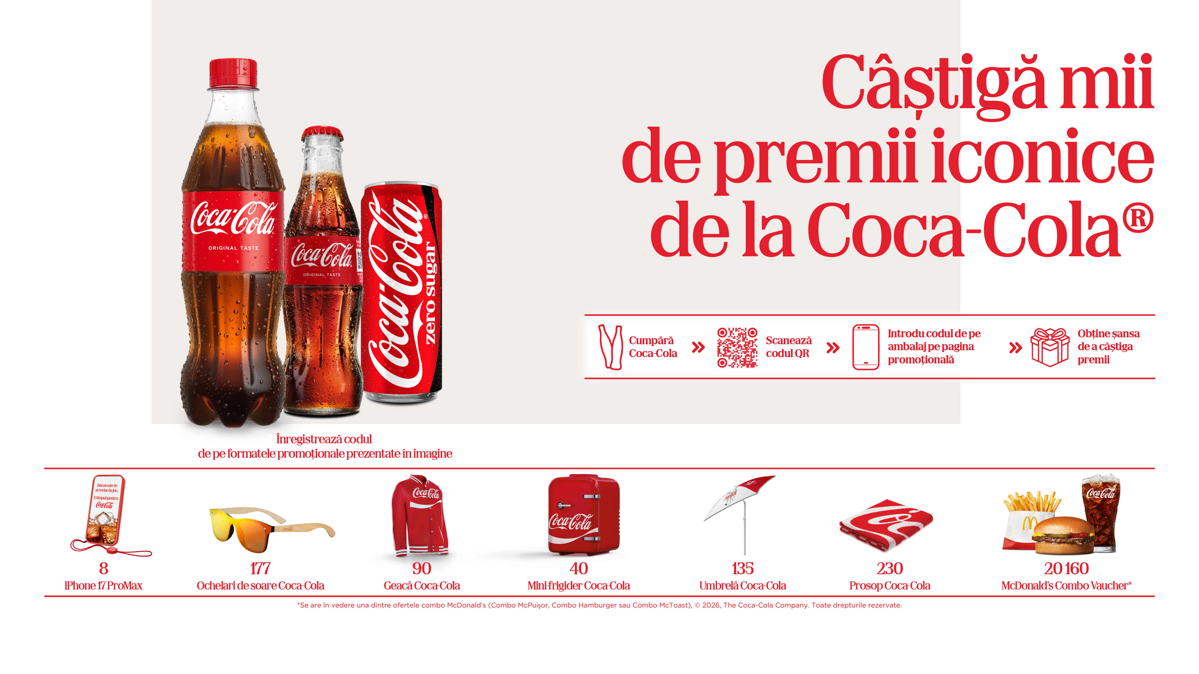 Un banner cu toate premiile