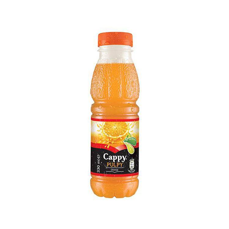 Sticlă de Cappy Pulpy de Portocale