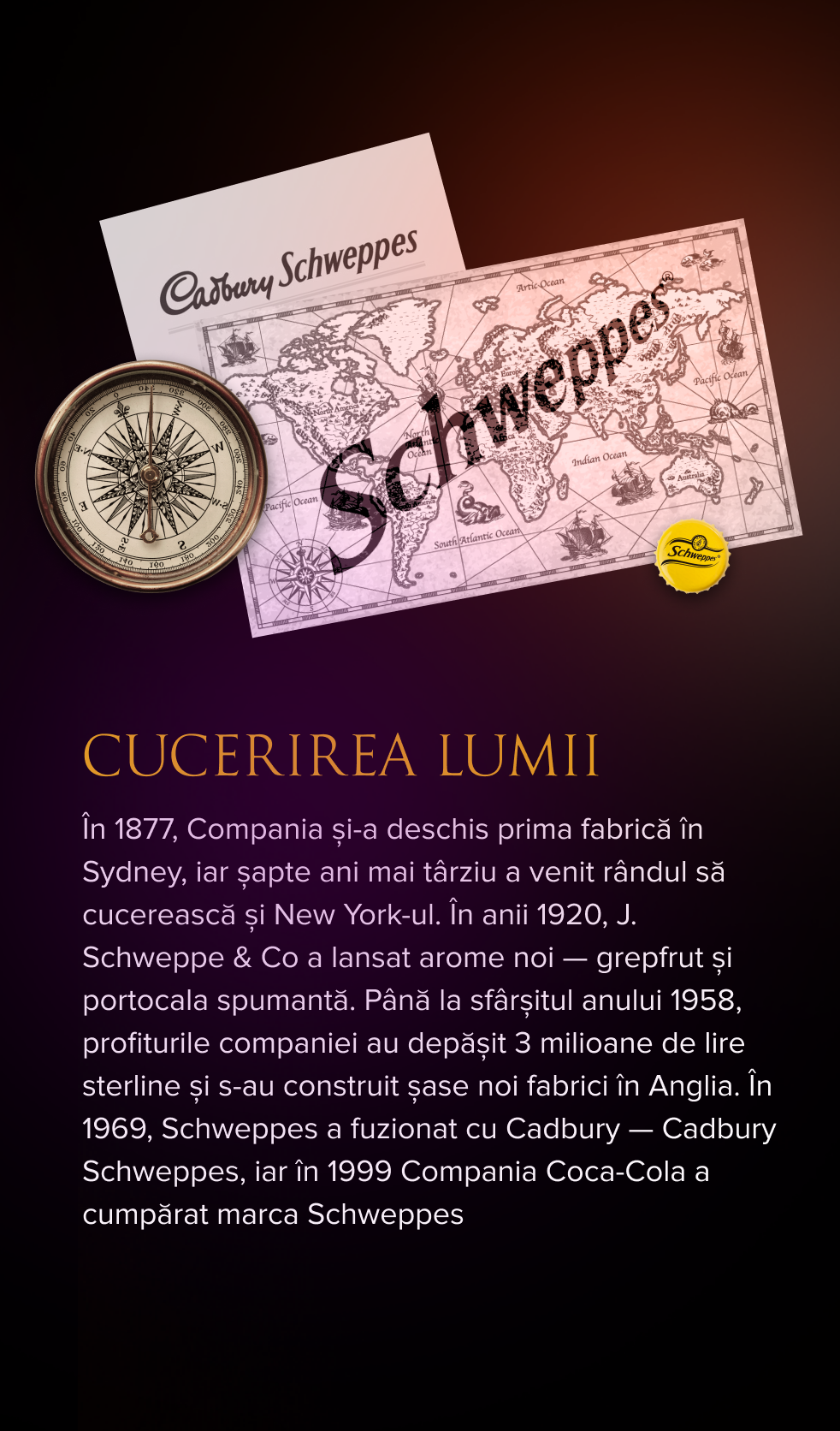 Istoria Schweppes - cucerirea lumii