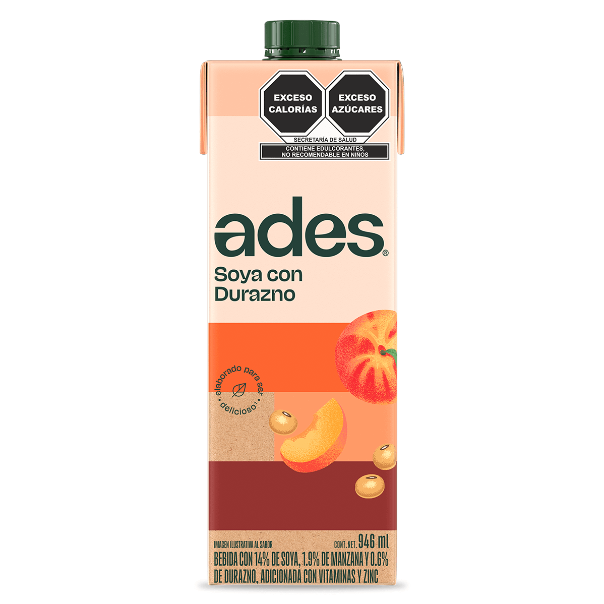 Ades Soya Con Jugo de Durazno