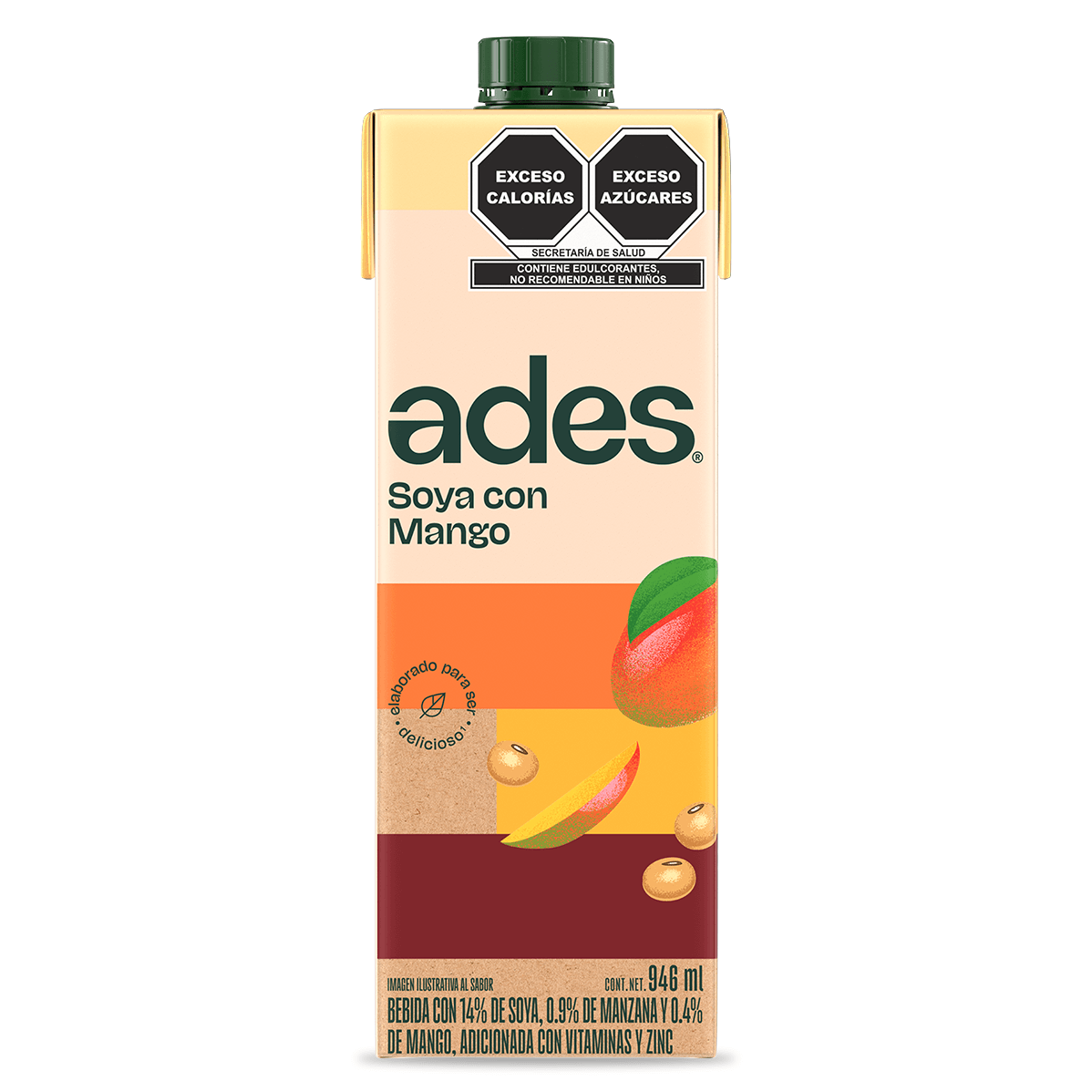 Ades Soya Con Jugo de Mango