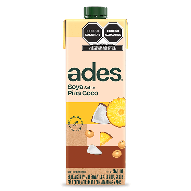 Ades Soya Con Jugo de Piña Coco