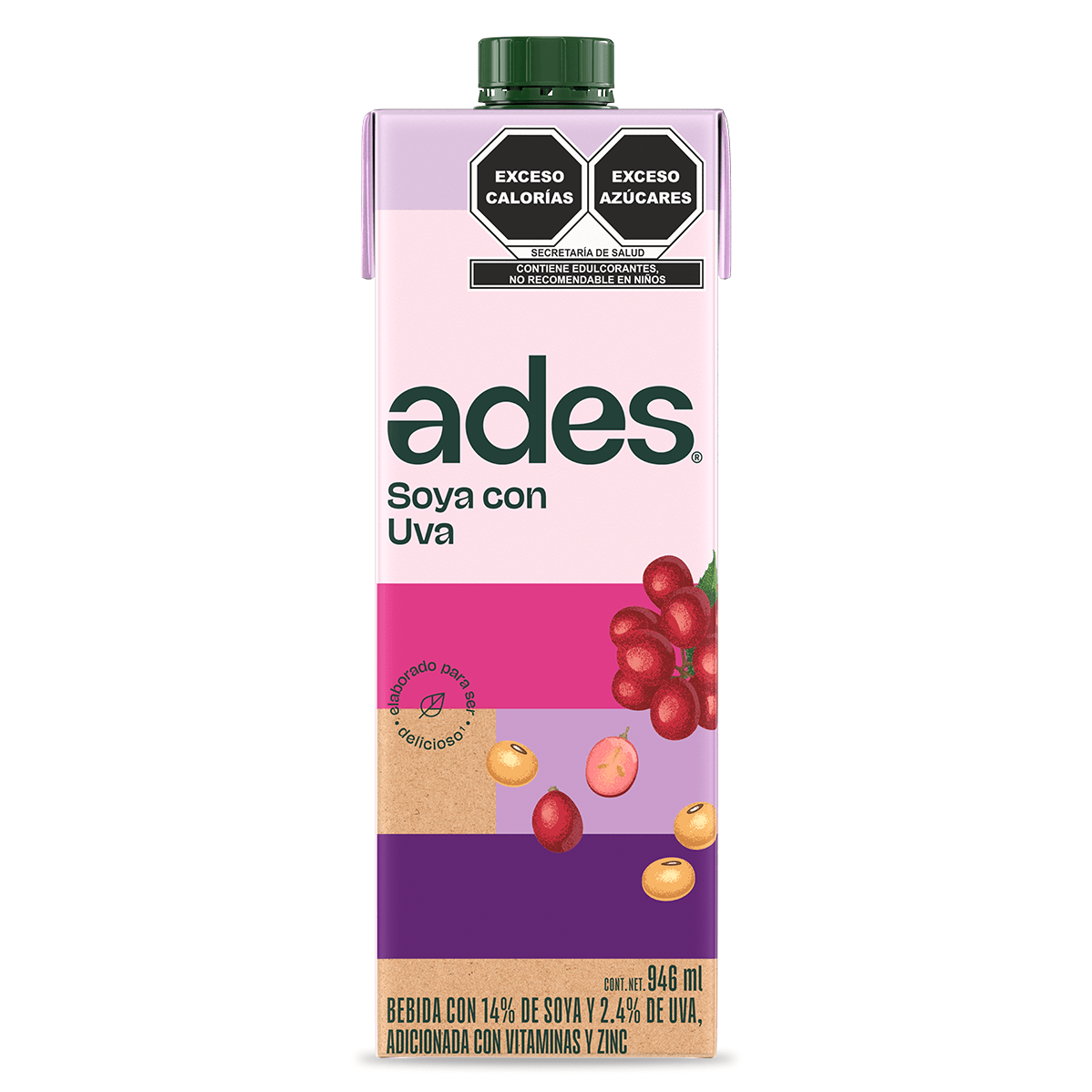 Ades Soya Con Jugo de Uva