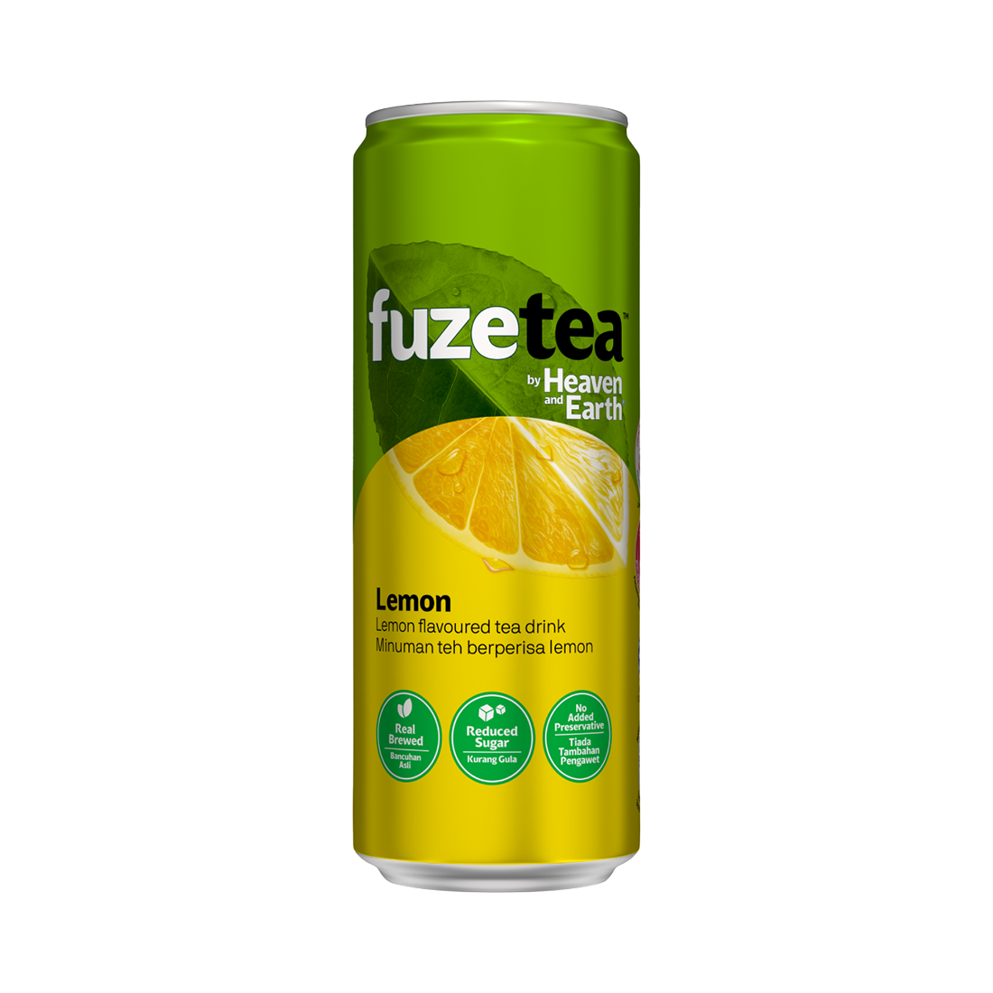 fuze tea ice lemon tea tin