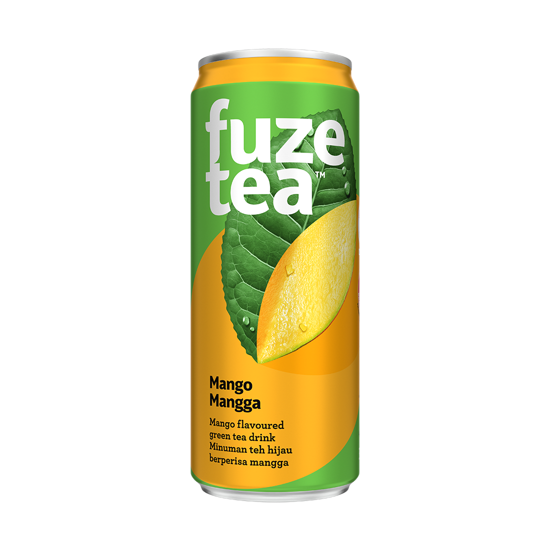 fuze tea mango green tea tin