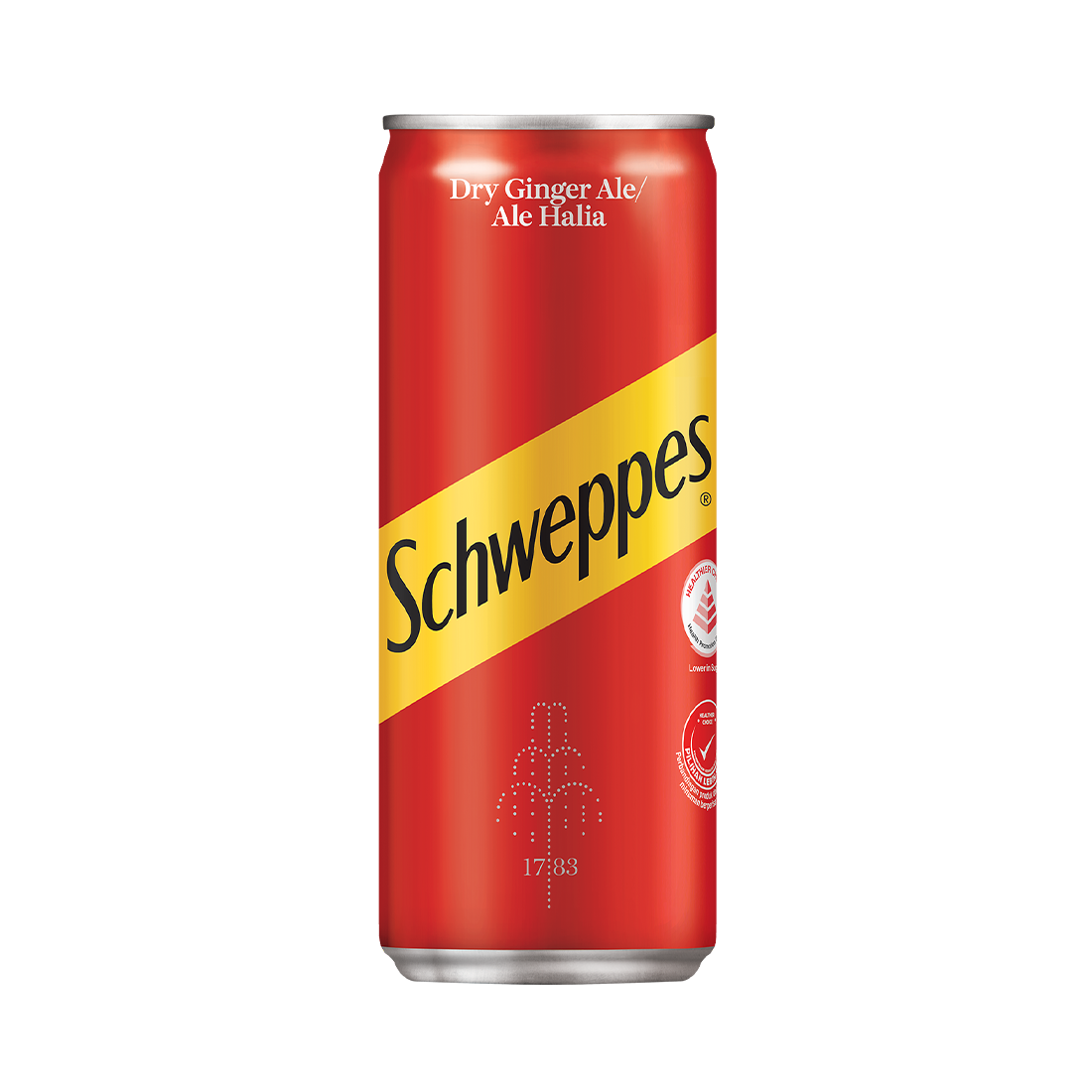 Schweppes Dry Ginger Ale (can)