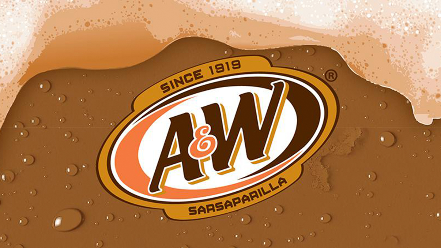 banner A&W sarsaparilla