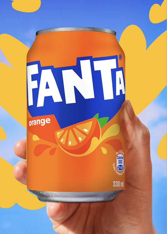En burk Fanta