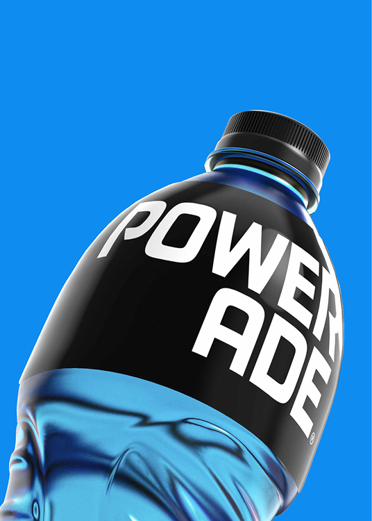 En flaska Powerade