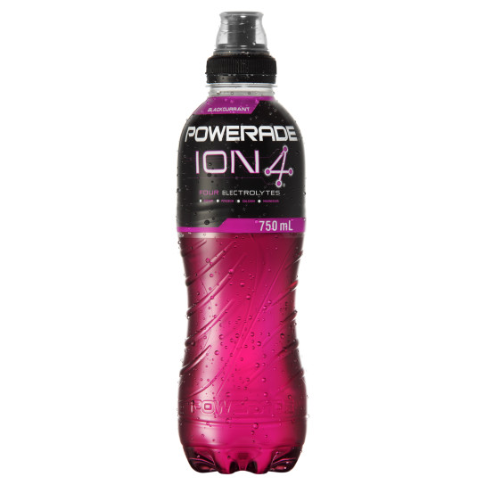 Powerade ION4 Blackcurrant bottle