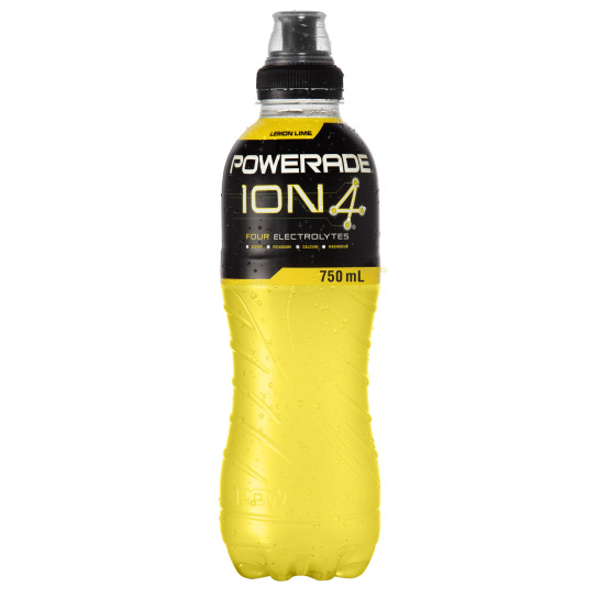 Powerade ION4 Lemon Lime bottle