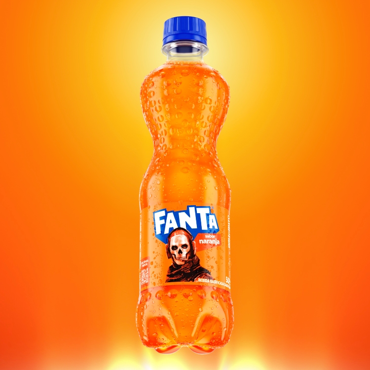 Botella de Fanta sabor Naranja