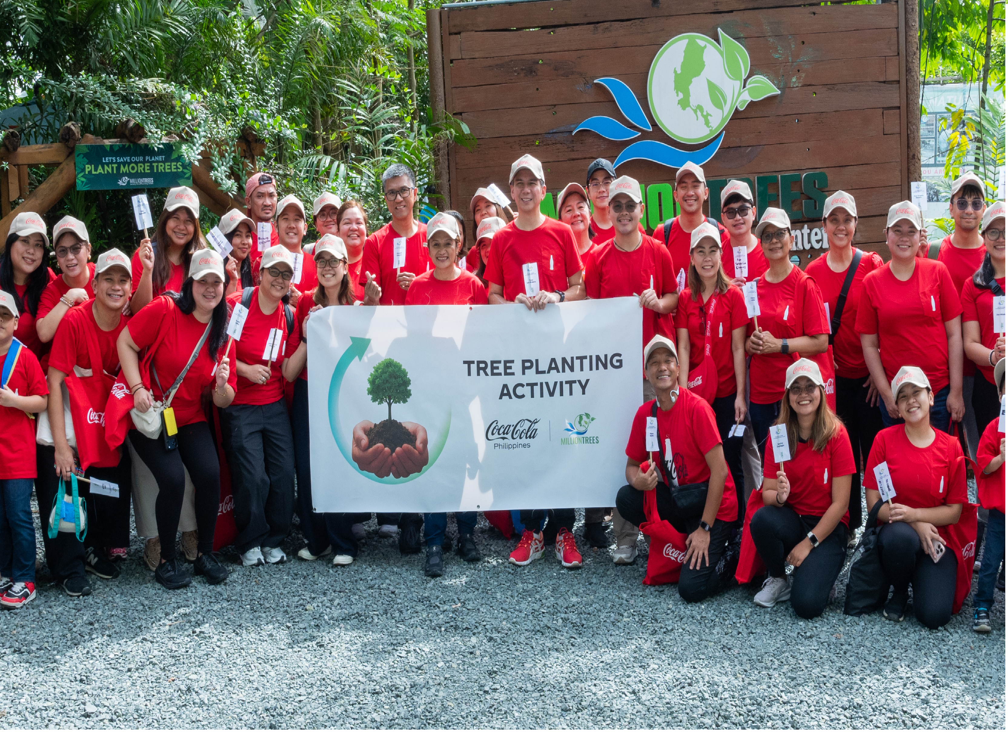 Coca-Cola Philippines employees gathered at La Mesa Dam on December 17, 2025 for a tree-planting activity with the Million Trees Foundation, reinforcing the company’s commitment to sustainability through hands-on volunteerism.