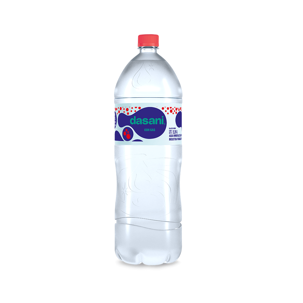 Botella de Dasani Con Gas