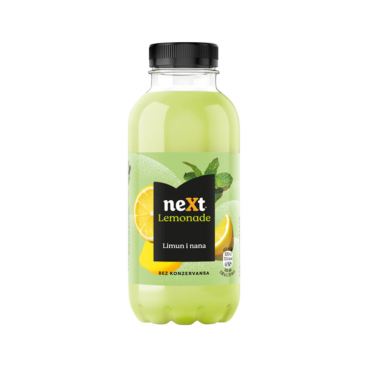 next lemonade limun i nana flašica sa belom pozadinom