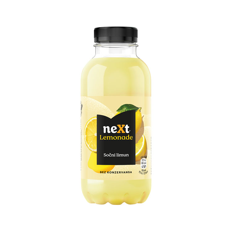 next lemonade flašica sa belom pozadinom