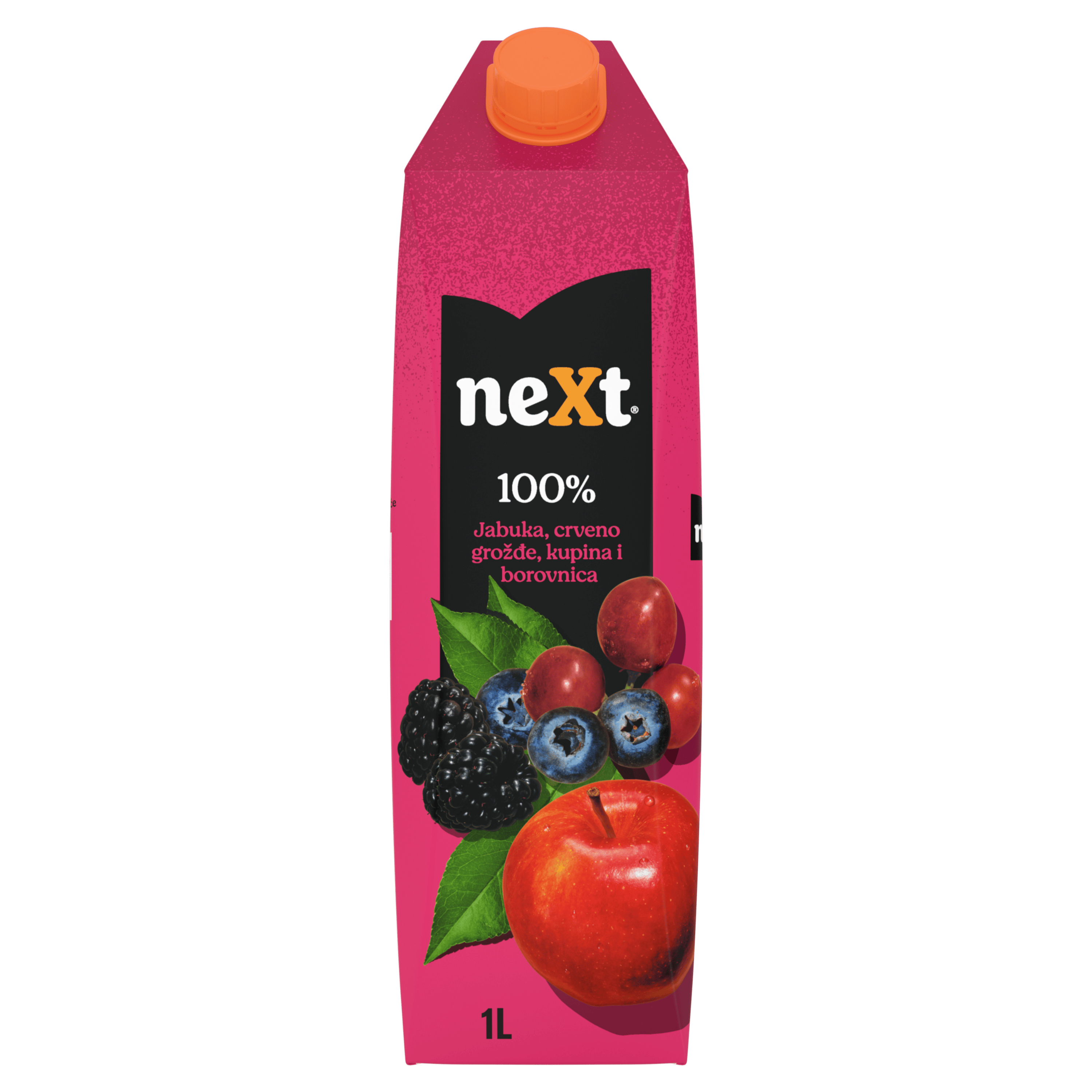 neXt premium moćne bobice sok sa belom pozadinom