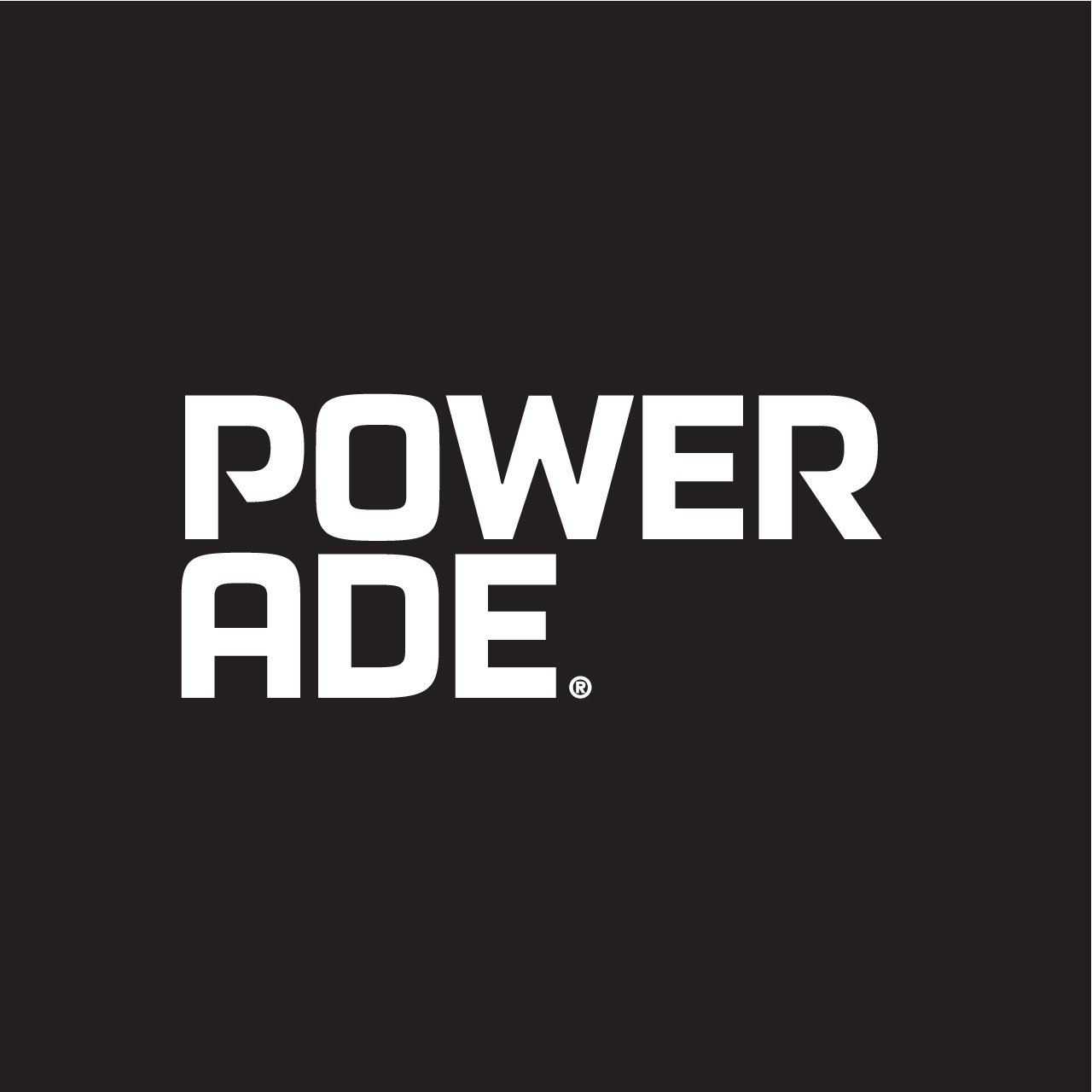 powerade logo sa belom pozadinom