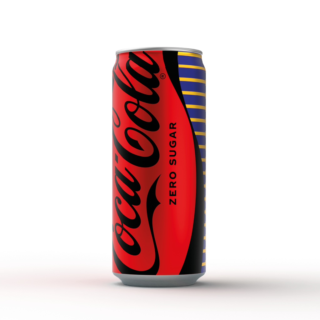 Coca-Cola burk med svensk VM design