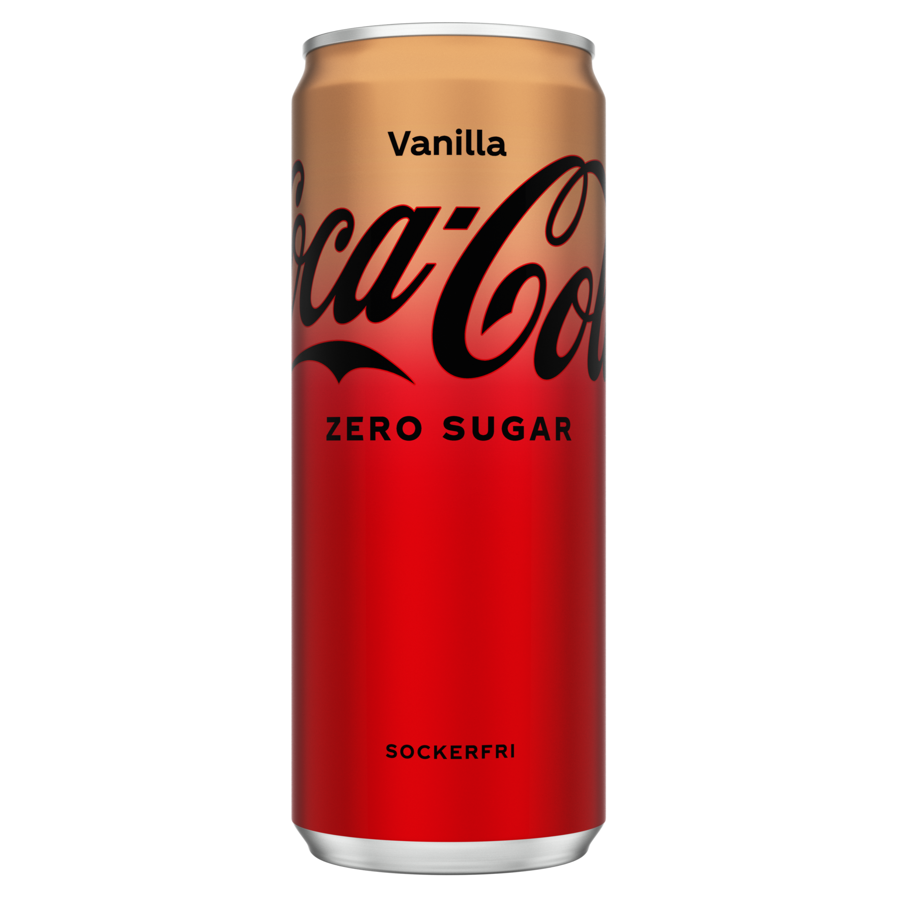 En läskburk med Coca-Cola Zero Sugar Vanilla