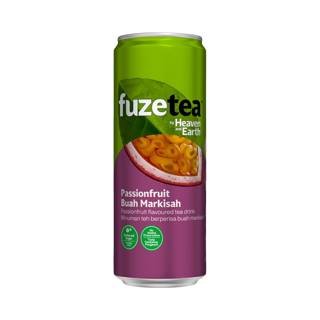 Fuze Tea Ice Passionfruit Tea can