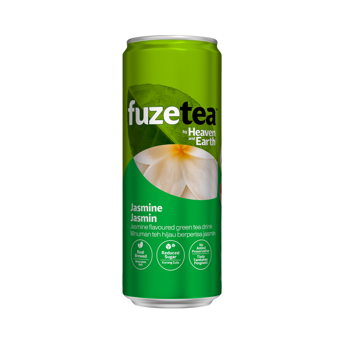 Fuze Tea Jasmine Green Tea can