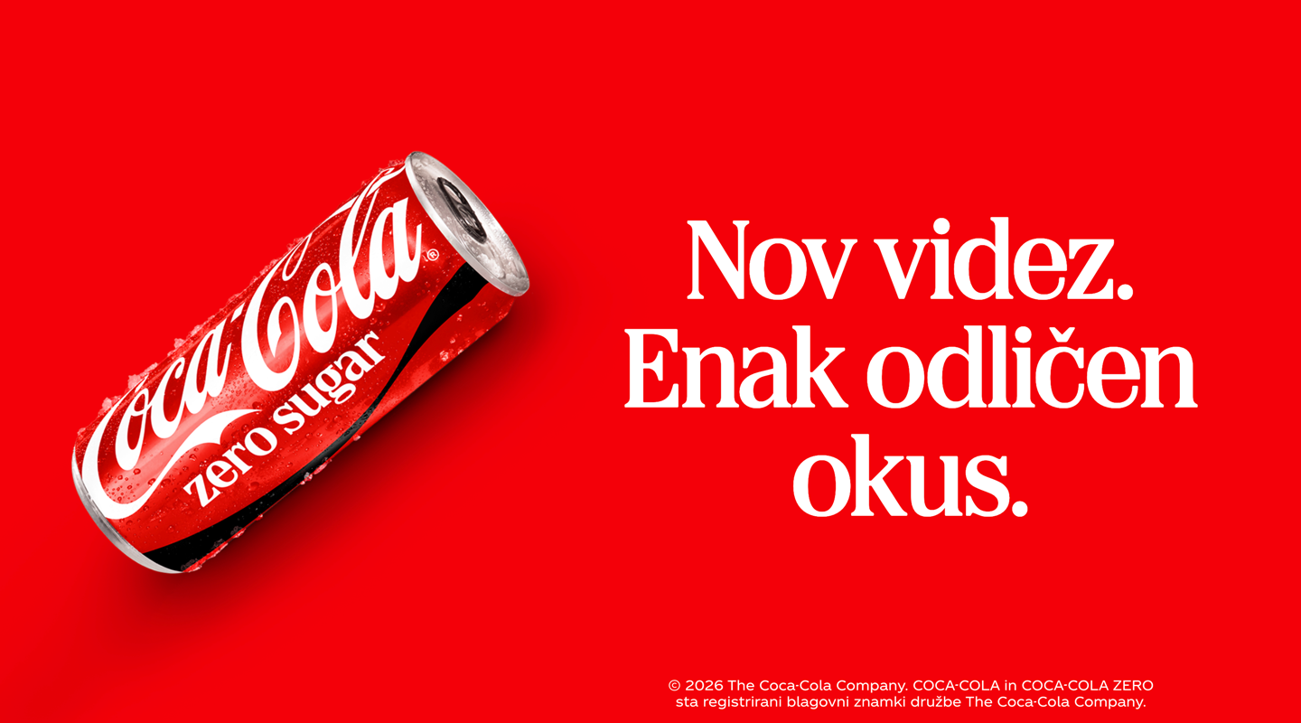 Coca-Cola nova embalaža Slovenija