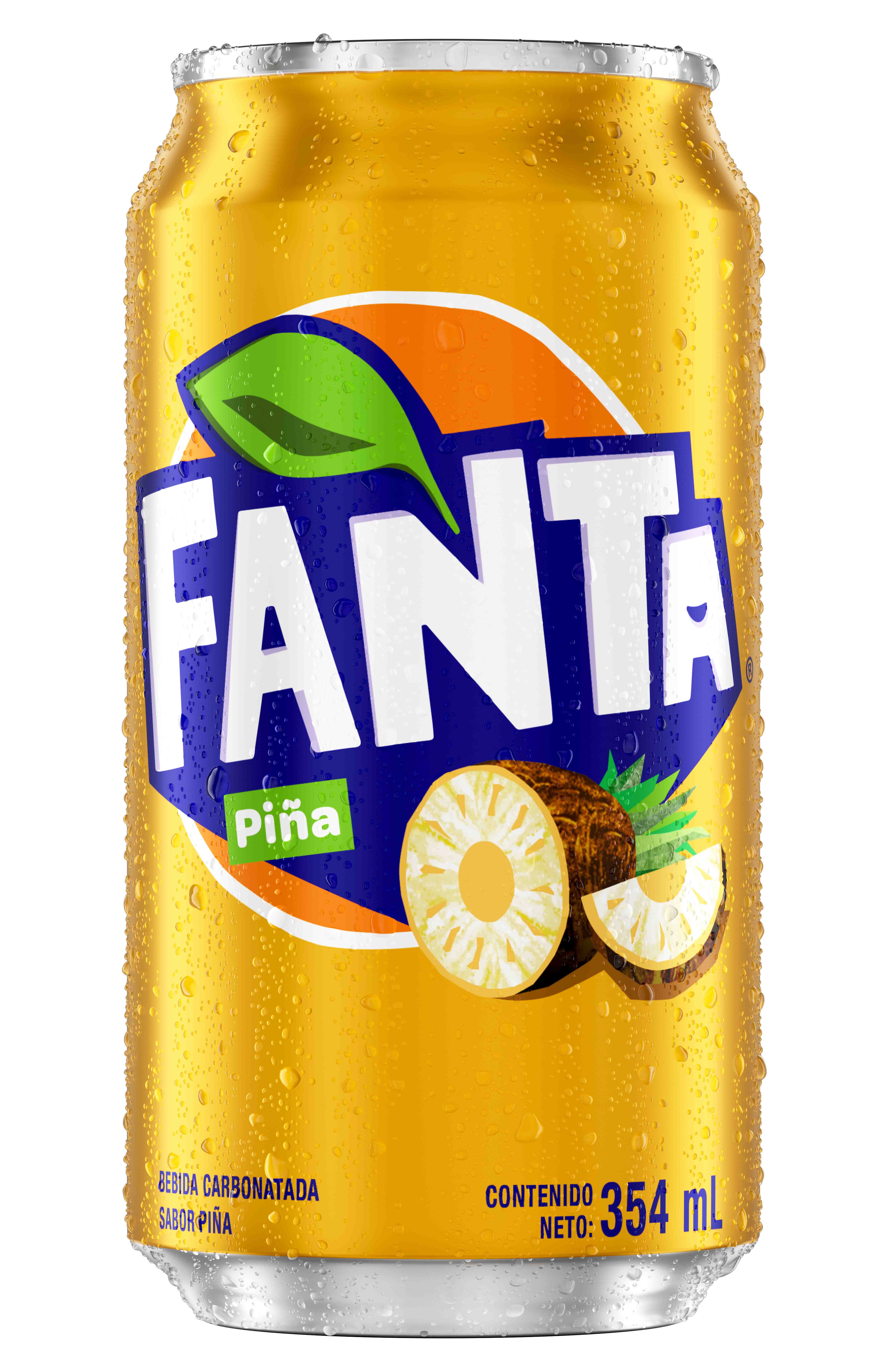 Lata de Fanta sabor Piña