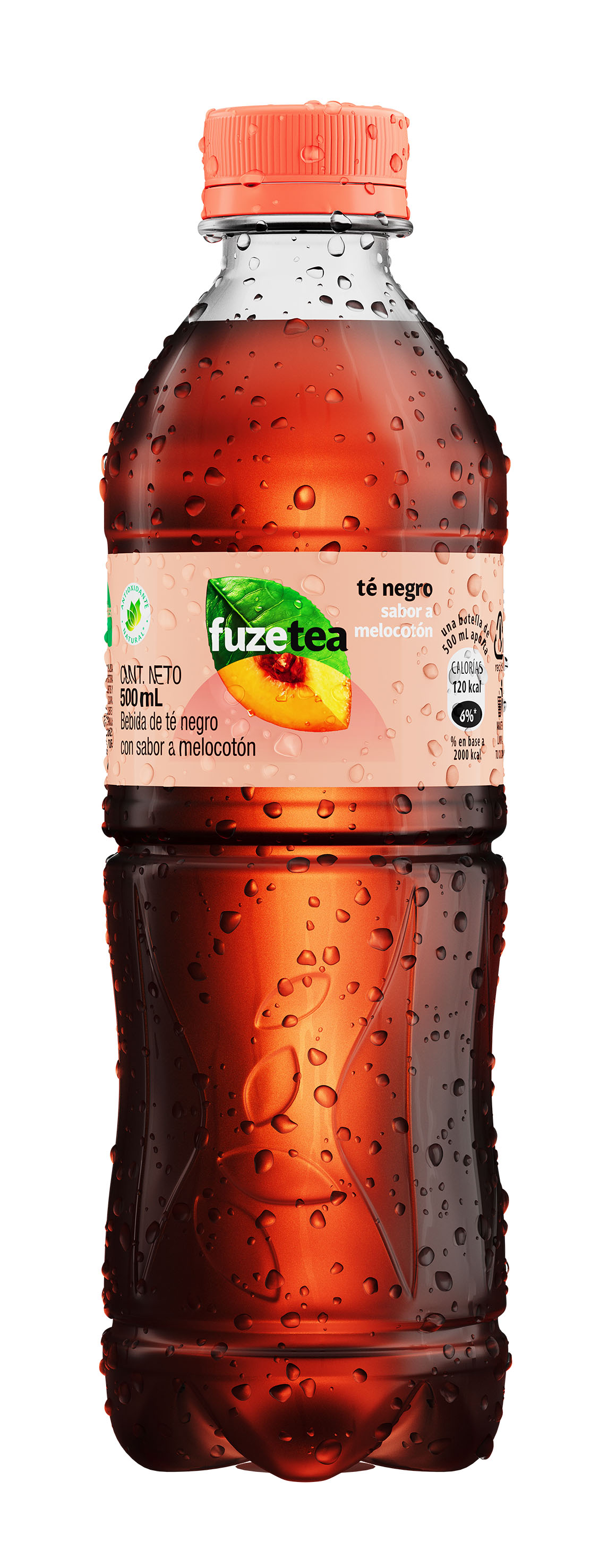 Botella de Fuze Tea Melocotón