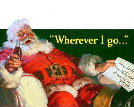 Santa Claus y Coca-Cola 