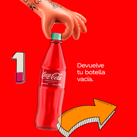 sv-coca-cola-reborn-carrusel-desktop-270x270px_1.jpg Botella retornable de Coca-Cola con el número 1 y el texto "Devuelve tu botella vacía".
