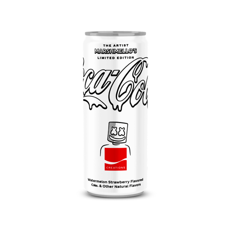 Marshmello's Limited Edition Coca-Cola 12 fl oz can