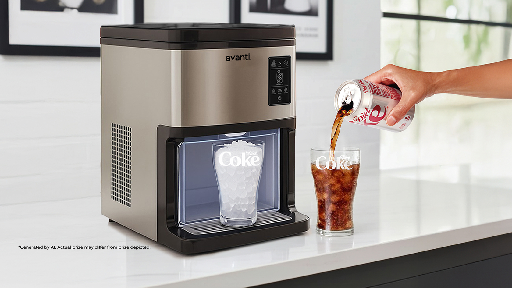 A cruise ship on a blue sea